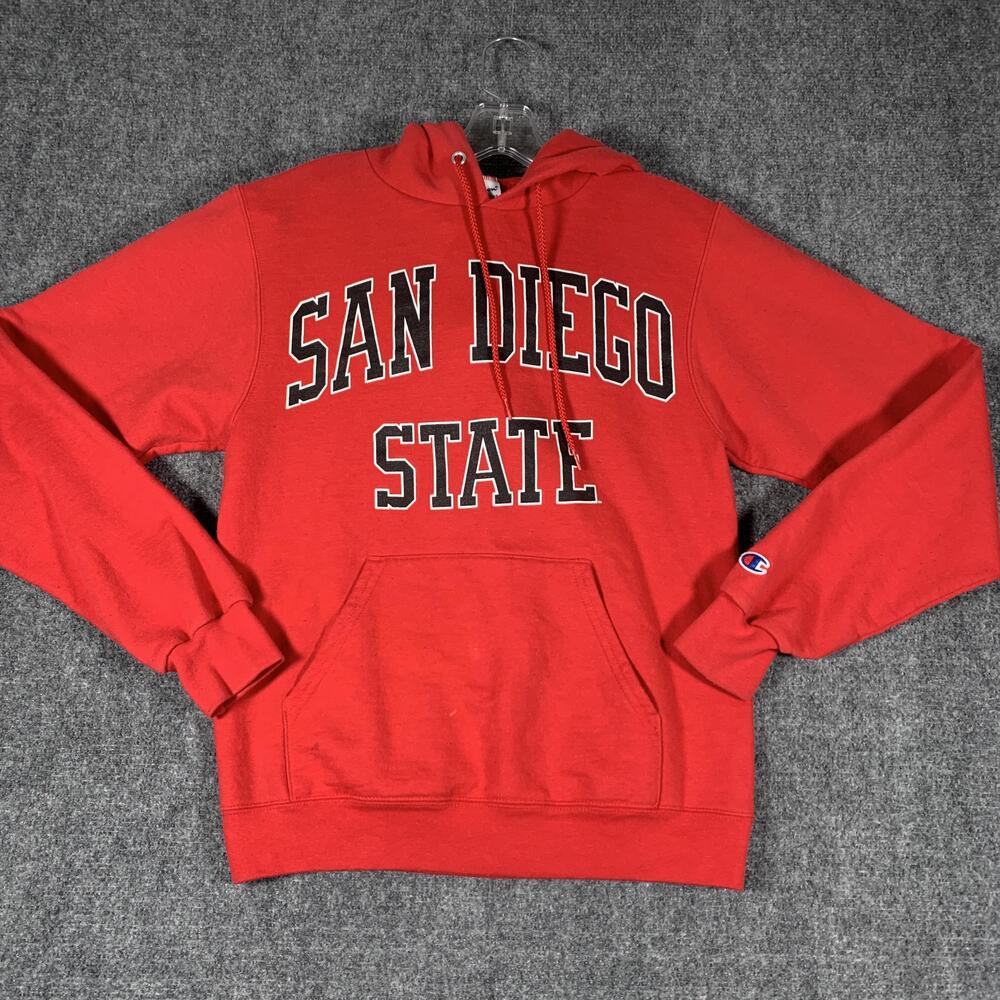 San Diego State Aztecs Hoodie Sweatshirt Mens XS Red NCAA Basketball Champion